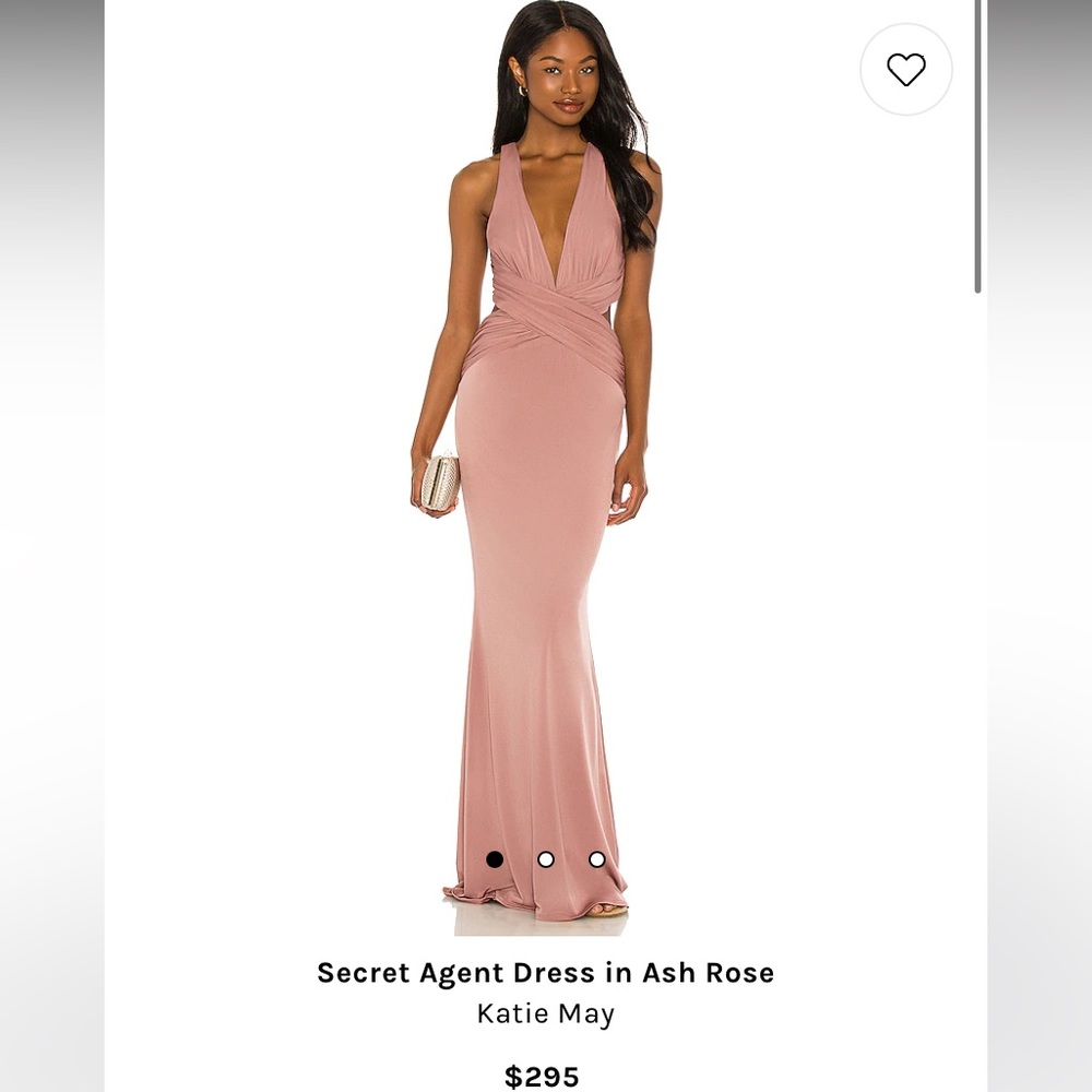 Formal Wedding Backless Dress Ash Rose